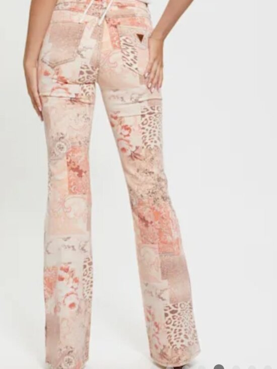 Guess Denim - Printed Guess 1981 Flare Jeans